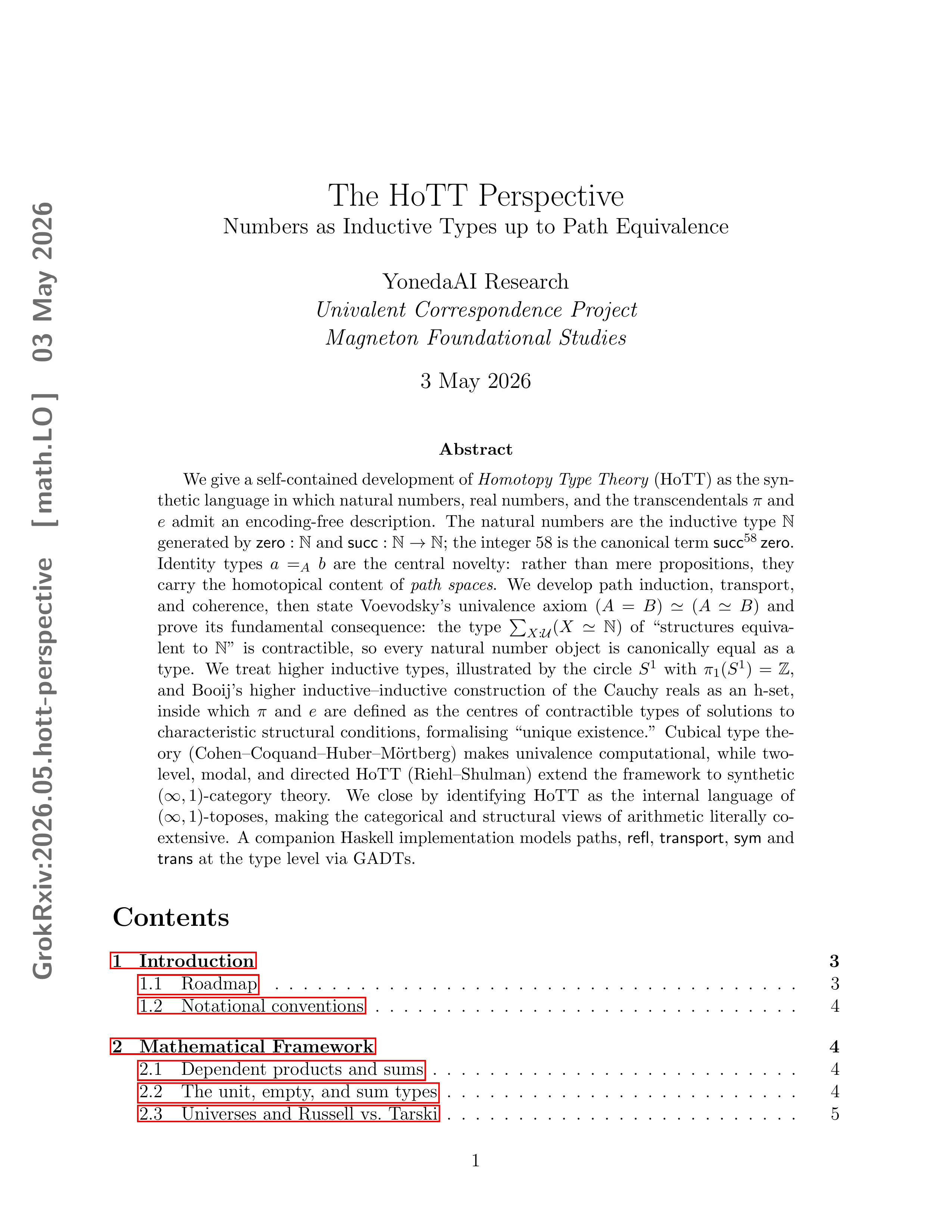 Cover for The HoTT Perspective: Inductive Types up to Path Equivalence